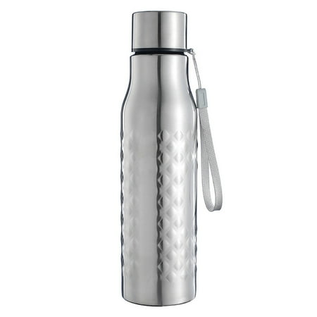 

FarDo 750ml Rhombus Stainless Steel Large Capacity Outdoor Sports Cycling Water Bottle
