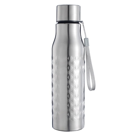 UDIYO 750ml Rhombus Stainless Steel Large Capacity Outdoor Sports Cycling Water Bottle