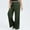 Army Green, variant on Swuxness Women Casual Straight Leg Pants, Women Plus Size Long Pants, Women Solid Color High Waisted Loose Fitted Lifting Butt Running Wide Leg Yoga Pants Hot Pink, XXL