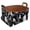 Multicolor 2, variant on Halloween Ghosts Q Storage Basket Collapsible Storage Bin, PU Foldable Basket Convenient Box Storage Organizer with Handles for Shelves Office Bedroom Closet Nursery Toys Laundry