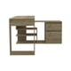 thumbnail image 4 of Escritorio En L Alteza Café Claro Virtual Muebles, 4 of 6