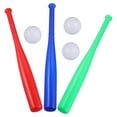 thumbnail image 1 of LOLIPPYY Ensemble de Baseball pour Enfants 5 Pcs Vert Forme de Batte Forme de Balle Jeu Intérieur Anniversaire Tout-Petit, 1 of 5
