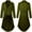 Army Green, variant on Mens Gothic Medieval Tailcoat Jacket Steampunk Vintage Frock Lapel Coat Purple 12(XXL)