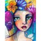 thumbnail image 1 of Diamante pintura taladro 5D DIY Kits completo redondo acuarela Graffiti chica imagen Hugtrwg Para estrenar, 1 of 9