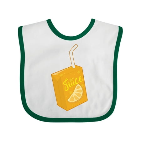 

Inktastic Orange Juice Box Gift Baby Boy or Baby Girl Bib