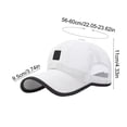 thumbnail image 3 of Gorra de béisbol de malla de moda, ajustable, transpirable, informal, de tela de malla., 3 of 6