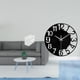 thumbnail image 2 of caso de tejido,Caja de almacenamiento de papel higiénico para montaje en pared,Reloj de pared grande,Reloj de pared acrílico silencioso y moderno,Reloj de pared grande para, 2 of 8