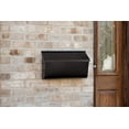 thumbnail image 2 of Architectural Mailboxes Woodlands Galvanized Steel, Medium, Wall-Mount Mailbox in Black, 2 of 9