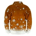 thumbnail image 3 of Sudadera sin capucha para hombre, informal, a la moda, con cuello alto, estampado, cremallera, jersey de manga larga, blusa de poliéster para hombre, 3 of 3
