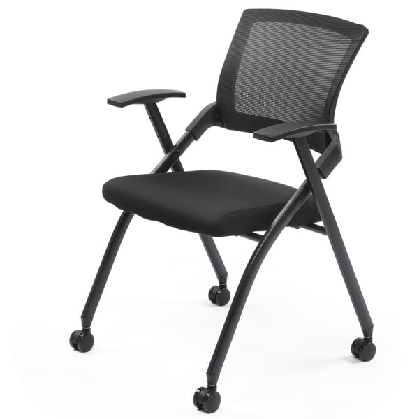 Alvantor Folding Mesh Office Chair with Wheels, 2 Pack – Ergonomic Design for Office Use