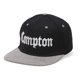 thumbnail image 1 of Capts City Compton Olde Inglés Snapback con diseño de billetes Negro / Gris Serpiente, 1 of 2