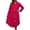 F-277Red, variant on ZHOGXU Summer Dresses For Women Long Sleeve Lapel Striped Print Buttons Maxi Loose Fit Nightdress For Home Wear,Red,Xxxxl