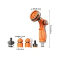 thumbnail image 6 of ddioayh Garden Spray Gun with 8 Adjustable Modes High Pressure Multi Functional for Garden Watering Car Wash Household Use Durable and Easy Control, 6 of 6