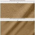 thumbnail image 2 of Soimoi Brown Cotton Voile Fabric Polka Dots Printed Craft Fabric by the Yard 42 Inch Wide, 2 of 7