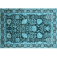 thumbnail image 1 of Ahgly Company Indoor Rectangle Oriental Light Blue Industrial Area Rugs, 3' x 5', 1 of 4