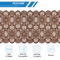 thumbnail image 4 of Unique Bargains Lace Ribbon 10 Yards 7 Inch Lace Flower Trim for Craft Headbands Wedding Dark Brown, 4 of 5