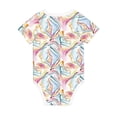 thumbnail image 2 of Rocae Abstract Marble Texture for Baby Climbing Clothes Soft Baby Romper for Active Infants Comfortable and Breathable Crawling Jumpsuit Unisex Baby Outfit 6 Months, 2 of 8