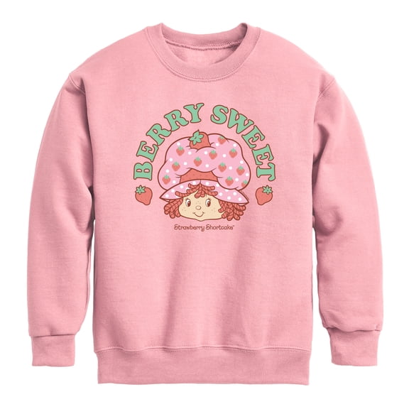 Strawberry Shortcake - Berry Sweet - Youth Girls Crew Fleece Sweatshirt
