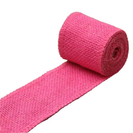 

DTOWER 1 Roll Wedding Decors Supple Clothing Accessories Simple Comfortable Clothes Ribbon for Gifts Party Holiday Table Decorations Deep Pink