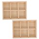 thumbnail image 5 of GOOHOCHY 2 bandejas rústicas de madera para joyería, aperitivos, bandejas pequeñas para servir, bandeja de madera multiusos para aperitivos, verduras, salsas, fiestas y uso diario., 5 of 8