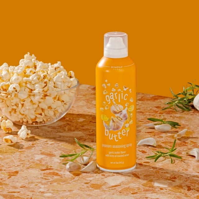 (3 pack) Winona Pure Popcorn Spray - Garlic Butter 5oz