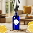 thumbnail image 2 of NODEUR Reed Diffuser Set Lemon, Blue Glass Bottle with Natural Reeds, Long-Lasting Aromatherapy Home Fragrance for Home Office Bathroom , 3.7 FL.OZ, 2 of 6
