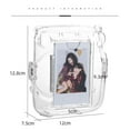 thumbnail image 3 of Shockproof Crystal Transparent Shoulder Strap Camera Cover Protective Shell Storage Case Photo Bag SET 5, 3 of 8
