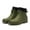 Army Green, variant on KANG Boots Women Non Detachable With Cotton Inside Rain Boots Outdoor Rubber Waterproof Shoes Rain Boots Collar Gardening Boots Ultra Lightweight Portable Garden Shoes