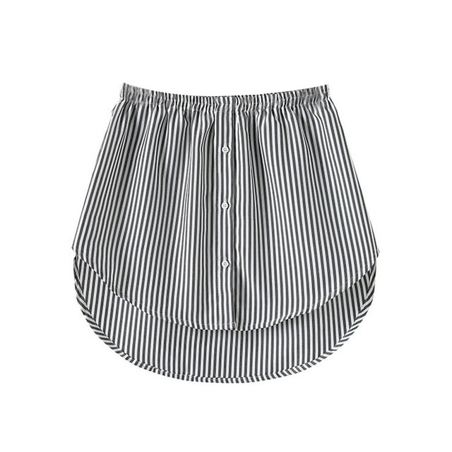 Adjustable Layering Fake Tops Lower Sweep, Clothing Match Lower Skirt Hem