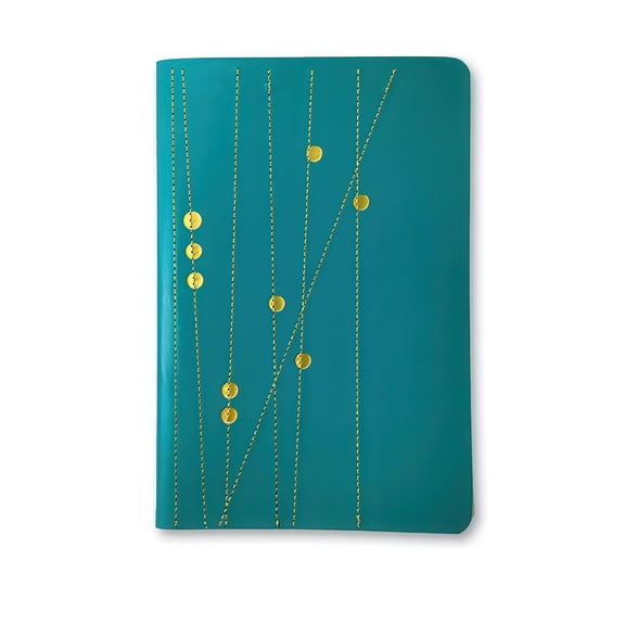 Viabella Stitching Adult Standard Journals, Multi Color, 100 Pages, 3 Pack