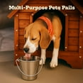 thumbnail image 3 of Round Stainless Steel Bucket Without Hooks- 6 Quarts, 3 of 6