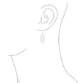 thumbnail image 3 of Bling Jewelry Womens Trendy Swirl Wire  Dangle Earrings Multi Teardrop Layer Sterling Silver, 3 of 5