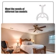 thumbnail image 2 of 2 Pcs Fan Blade Accessories Arm for Fan Blade Fan Blade Arms Ceiling Fan White, 2 of 6