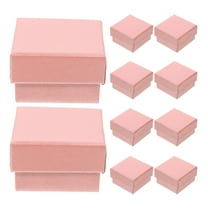 TEHAUX 10pcs Jewelry Gift Boxes  Earrings Necklace Packaging Box Small Jewelry Cases for Vanity Jewelry Store