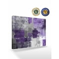 thumbnail image 2 of Purple Grey Wall Art for Living Room,Canvas Picture Wall Decor for Bathroom Bedroom,Modern Oil Painted Abstract Art Aesthetics Painting Artwork for Office Kitchen Hallway Dining Room Decor 12"x16", 2 of 7