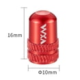 thumbnail image 2 of Splihome Bicycle Aluminum Alloy For- Valves Anode Gas Cap Tire Dust Cover Silver, 2 of 8