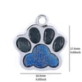 thumbnail image 1 of Etiquetas personalizadas para perros y gatos, etiquetas grabadas para gatos, perros, cachorros, mascotas, nombre de identificación, colgante de etiqueta, accesorios para mascotas, pata JFHHH pequeña, 1 of 5