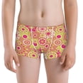 thumbnail image 5 of Yiaed Yellow Flowers Print Boys' Boxer Briefs Cotton Casual Stretch Comfort Boys Boxers - Kids Boxer Briefs Underwear for Boys (6-18)-Small, 5 of 5