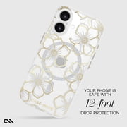 Case-Mate Apple iPhone 16 MagSafe Compatible Case - Floral Gems