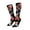 2 Black-2, variant on Women Crew Soft Moisture-wicking Socks Tricolor Koi Fish Trio Pattern Design Cotton Socks, One Size fit All
