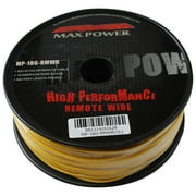 Max Power remote wire 18ga 500ft yellow