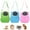 Blue, variant on Vorkoi Small Portable Backpack Carrier Velvet, 10 lb Limit (2 Pack)
