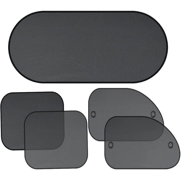 5 Pieces Car Glass Window Folding Rear Window Shade Car Side Window Sunshade