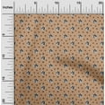 thumbnail image 2 of oneOone Cotton Poplin Light Brown Fabric Bull Dress Material Fabric Print Fabric By The Yard 56 Inch Wide, 2 of 5