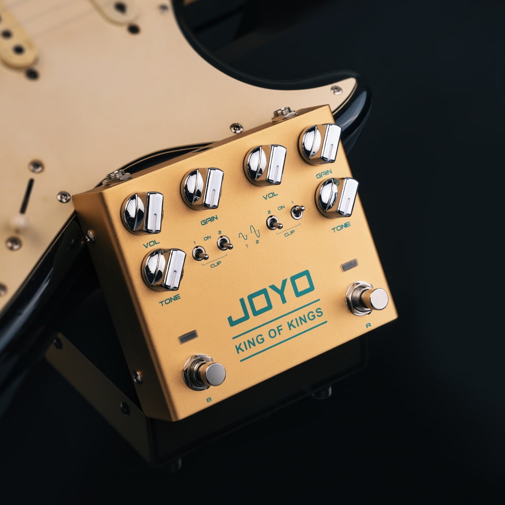 JOYO R-20 Crunch Overdrive Distortion Guitar Pedal Independent Clipping For Electric Guitar