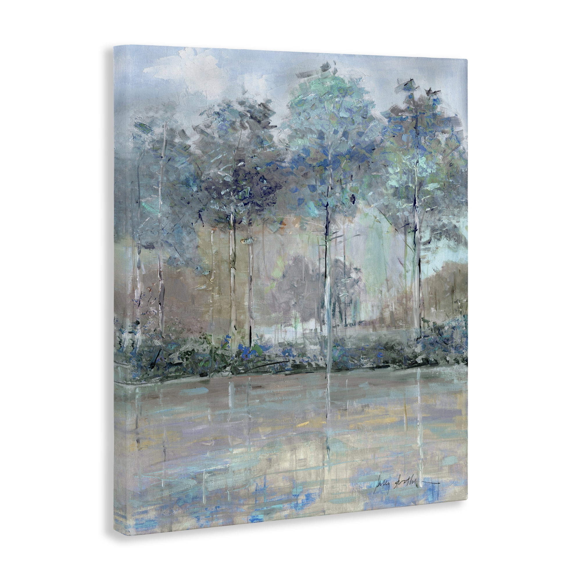 Stupell Industries Subdued Expression of Trees Canvas Wall Art, design by Sally Swatland