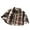 Khaki, variant on WOYY Little Boys Flannel Long Sleeve Plaid Shirt Casual Button Down Shirt, Sizes 5-6
