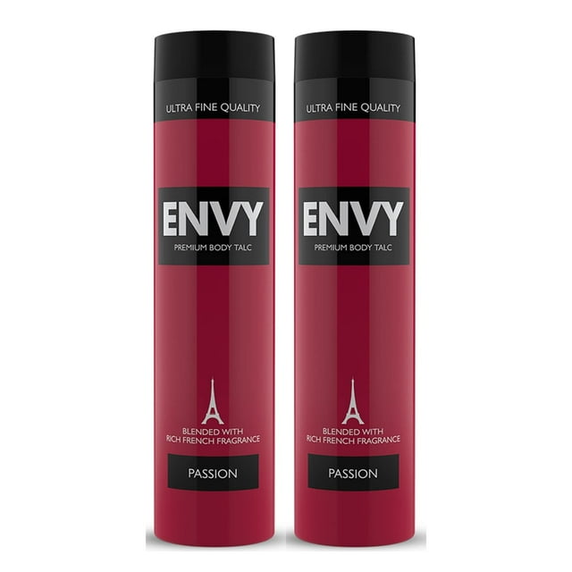ENVY Passion Poudre de Talc, 300 g Chacun (Lot de 2)