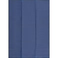 thumbnail image 2 of Luna Contemporary Solid Navy Polypropylene Reversible Plastic Straw Outdoor Area Rug, 8'x10' Rectangle, 2 of 8