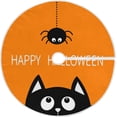 thumbnail image 1 of FMSHPON Halloween Spider Xmas Christmas Tree Skirt Stand Mat for Holiday Party Decoration Indoor Outdoor 48 inches, 1 of 6